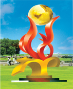 Stainless steel sculptures