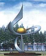 Stainless steel sculptures