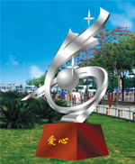Stainless steel sculptures
