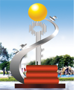 Stainless steel sculptures