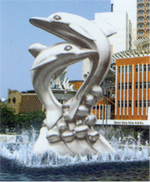 Stainless steel sculptures