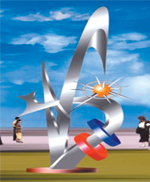Stainless steel sculptures